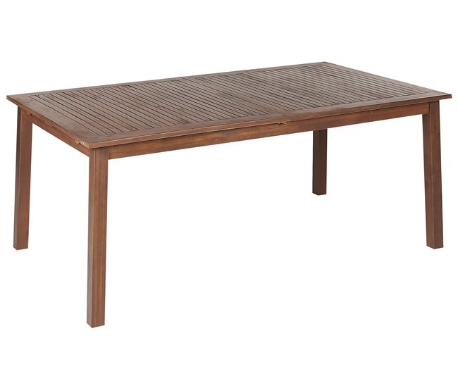Beliani Conjunto de comedor CESANA Marron