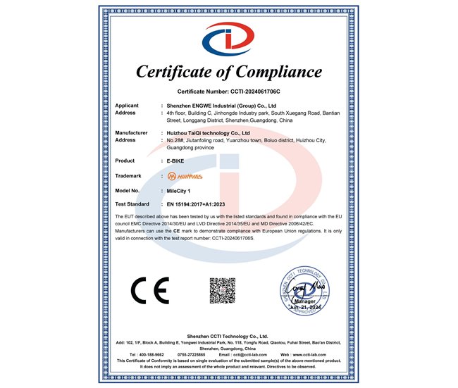 Bicicleta Eléctrica HillMilES MileCity 1 - Motor 250W Batería 36V13Ah Gris