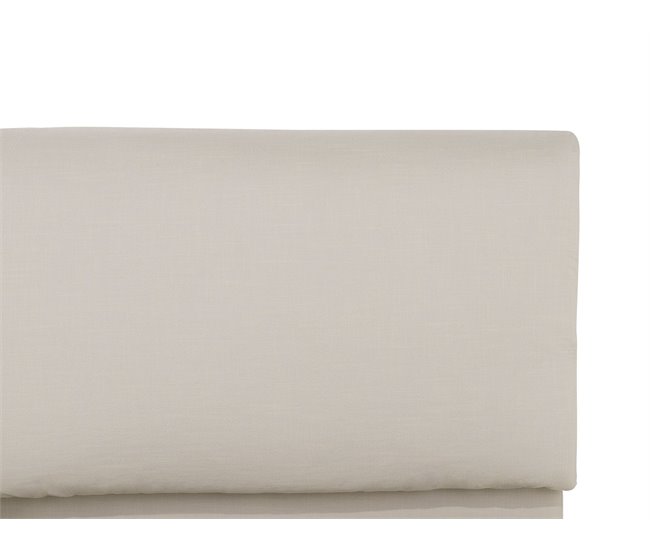 Beliani Cama de agua Poliéster BELFORT 191x212 Beige