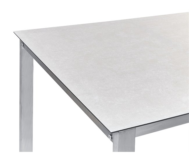 Beliani Conjunto de comedor COSOLETO Blanco
