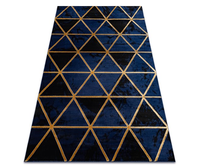 Alfombra EMERALD exclusivo 1020 glamour 180x270 Azul