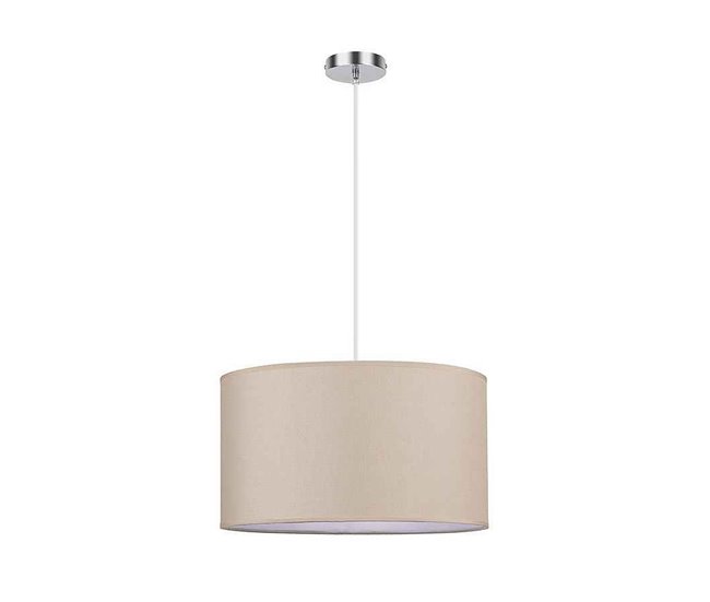 Lámpara De Techo Metal Serie Chanza Beige