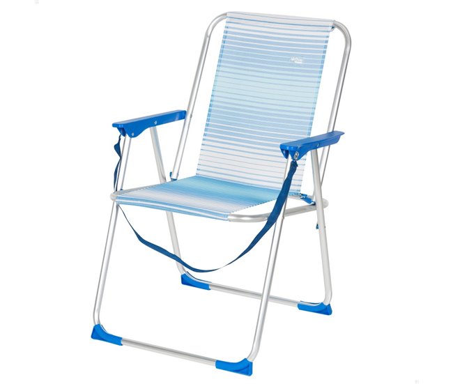 Aktive Silla de playa plegable Azul