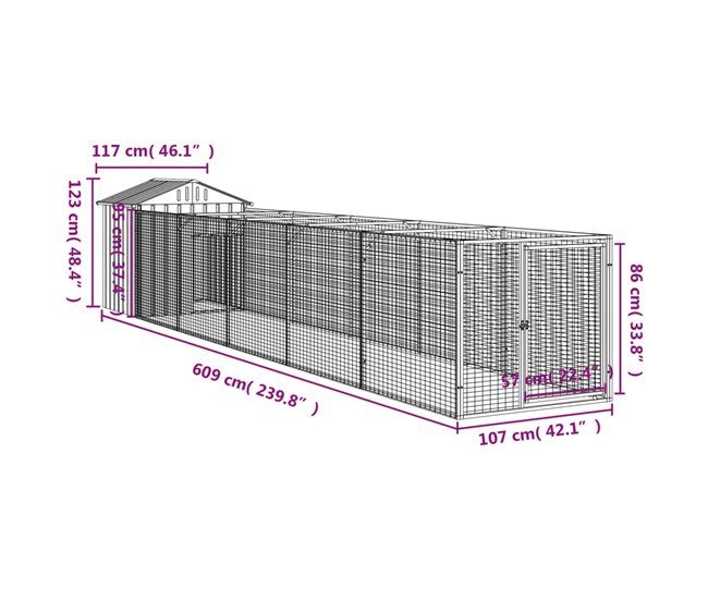 Casa Para Perros Antracita