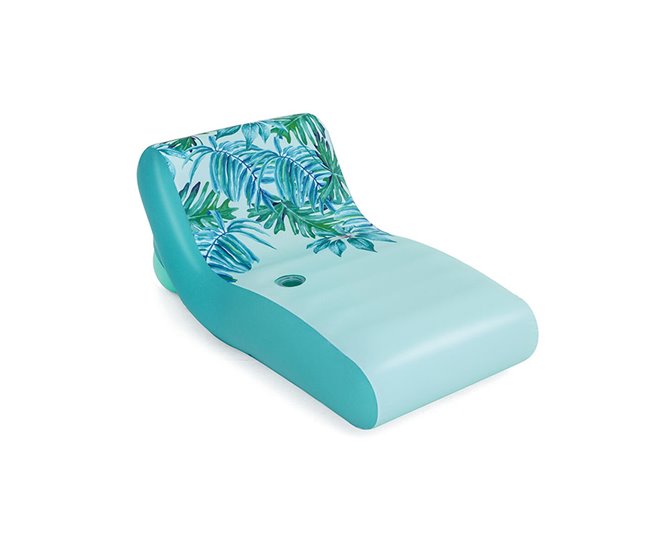 Colchoneta Hinchable Luxury Azul