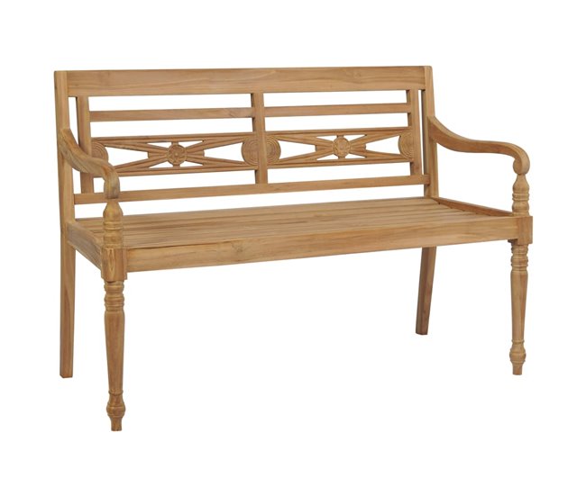 Banco de madera datavia de jardín 120x51 Azul