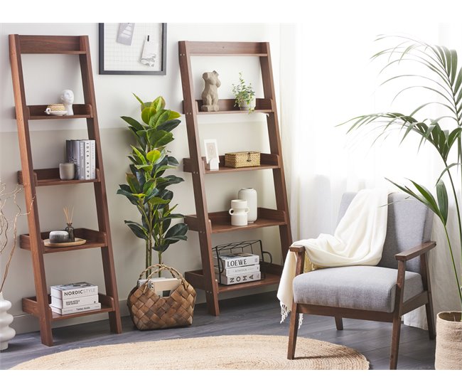 Beliani Librería MOBILE DUO Marron