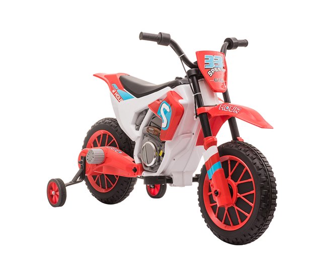 Moto Eléctrica para Niños PP, Metal HOMCOM Azul
