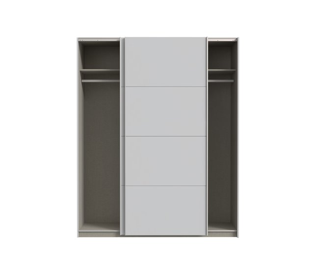 Armario NEVADA puertas correderas Gris