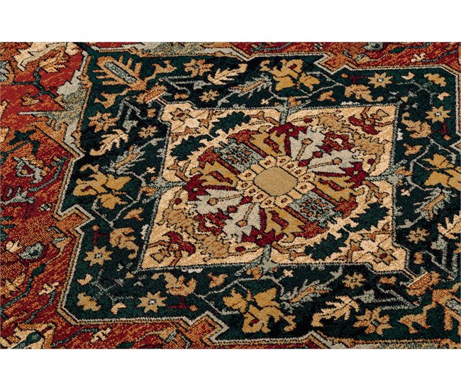 Alfombra de lana SUPERIOR Kasim marco 235x350 Rojo