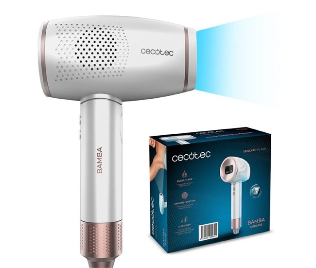 Cecotec Depiladora IPL SkinCare IPL Gun Negro