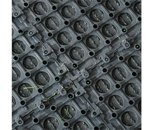 Césped Artificial PE, PP Outsunny Verde