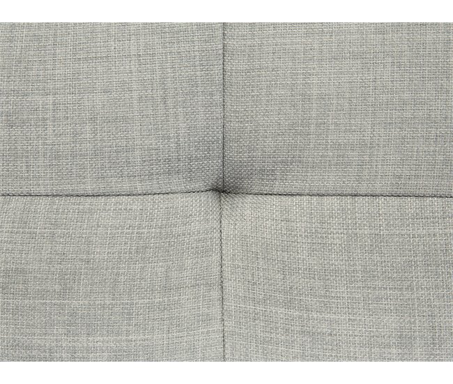 Beliani Sofá esquinero Poliéster KIRUNA Gris Claro