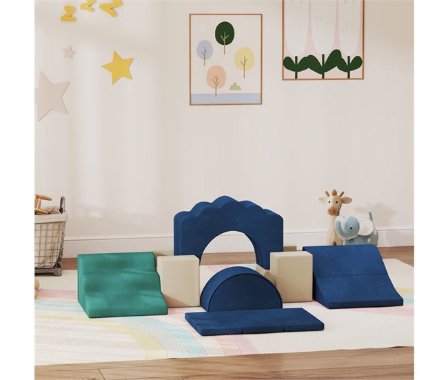 Bloques de Espuma Terciopelo AIYAPLAY Amarillo