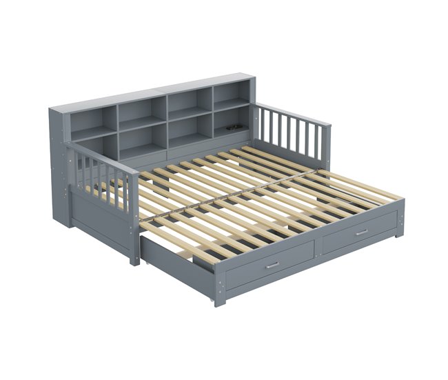 Camas nido 117x196 Gris