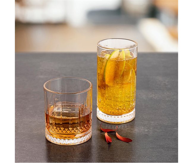 Pack de  vasos Style Line Quid vidrio  cl Transparente