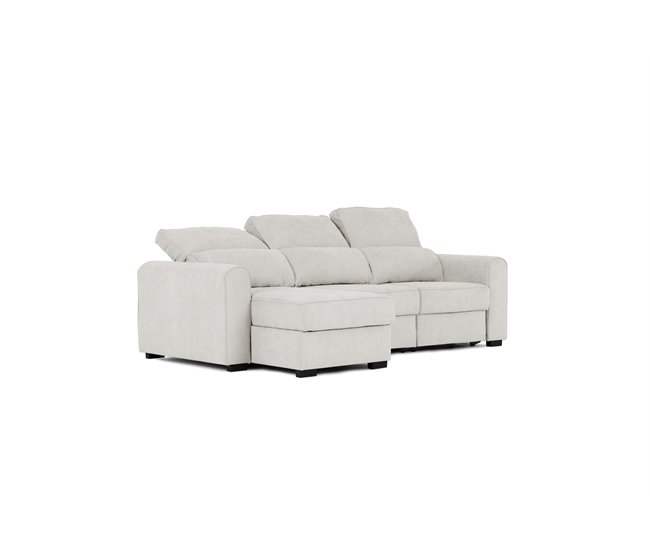 Chaise longue con cama CONNOR Beige