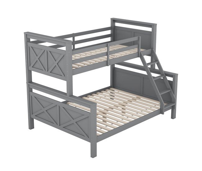 Cama litera 145x205 Gris