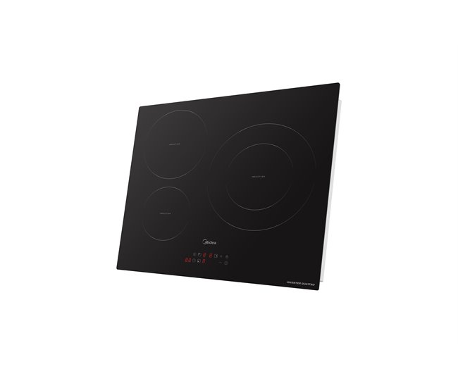 Placa de inducción MIDEA MIH720T239K0 3 zonas 59cm negro Negro
