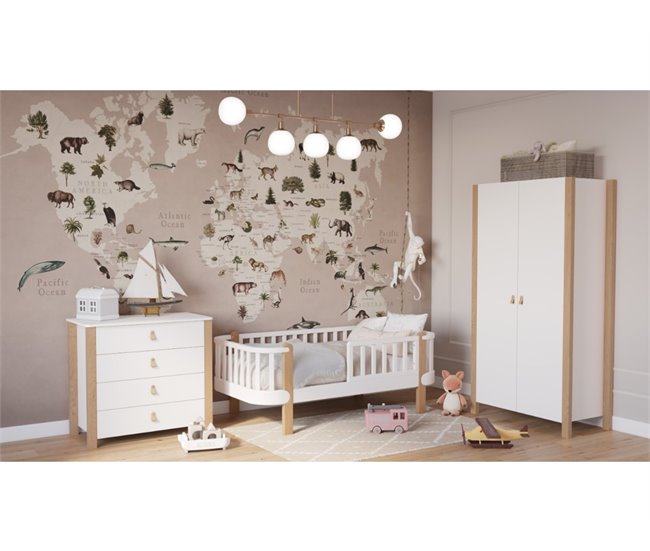 Cuna YappyÉtude 80x165 Blanco