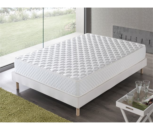 Colchón Viscoelástico, Reversible (Cara Invierno/Verano), Transpirable 