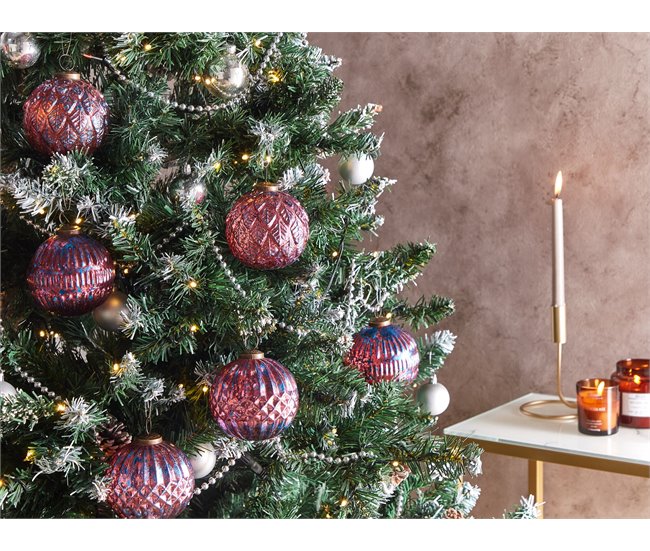 Beliani Guirnaldas de navidad ASTRAL Rosa