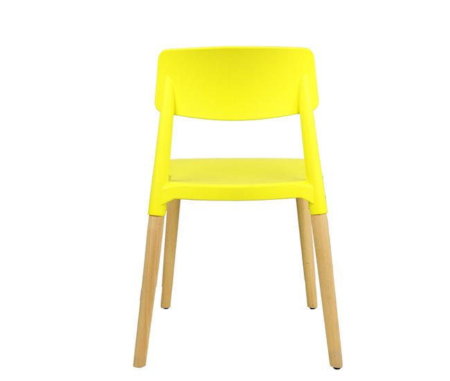 Silla de cocina fija AGATA Amarillo