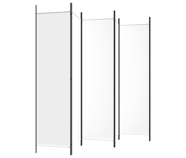 Biombo - Separador Divisor de 6 paneles Blanco