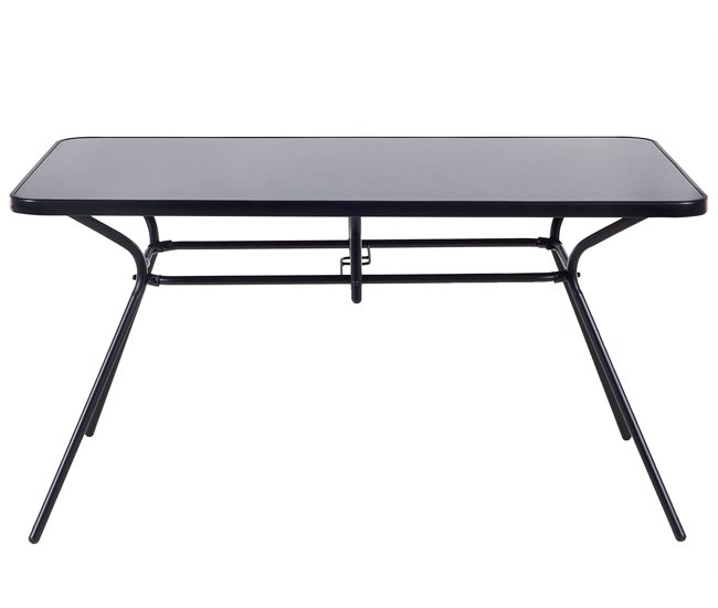 Beliani Conjunto de comedor LIVO Negro