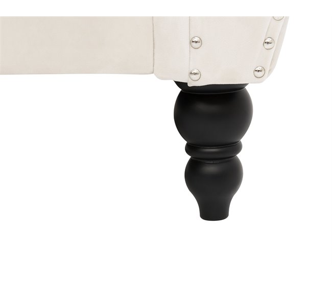 Beliani Sofá de 3 plazas Terciopelo SKIEN Beige