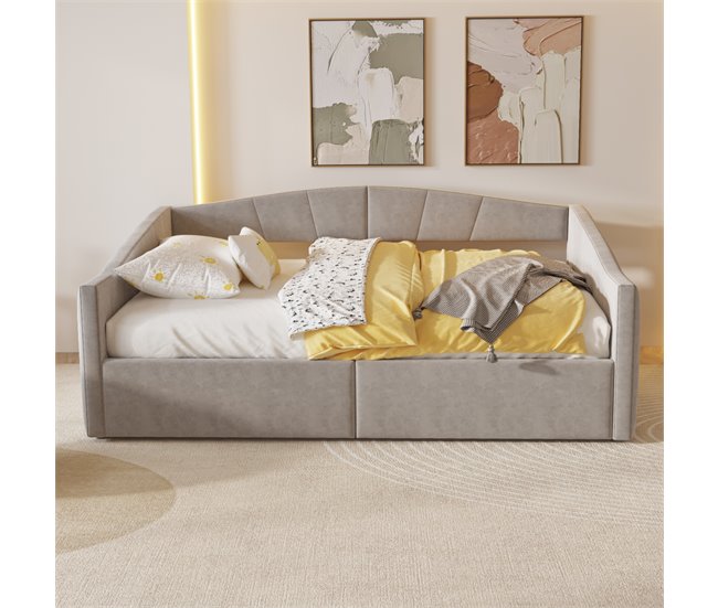 Canapés abatibles Gris Claro