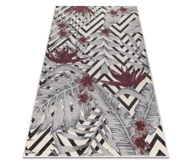 Alfombra HEOS 78540 Hojas Selva 160x220 Crema