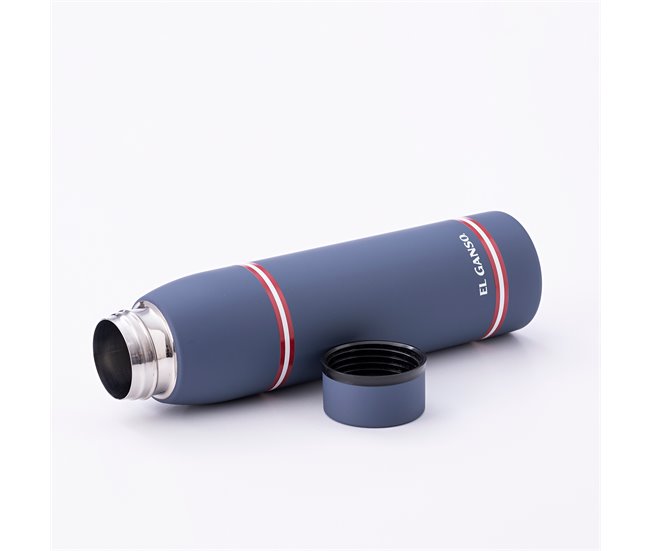 Botella de agua en acero inoxidable El Ganso Azul