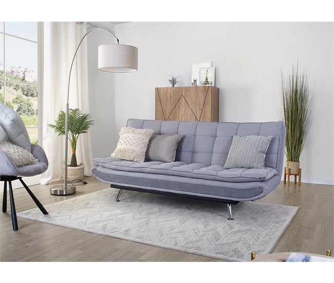 Sofá cama WILLEM Gris Claro