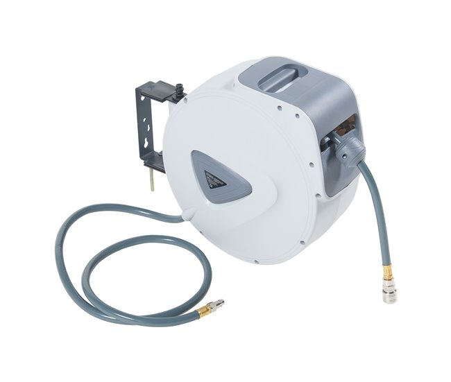 Enrollador de mangueras de aire comprimido Nassau PVC Gris