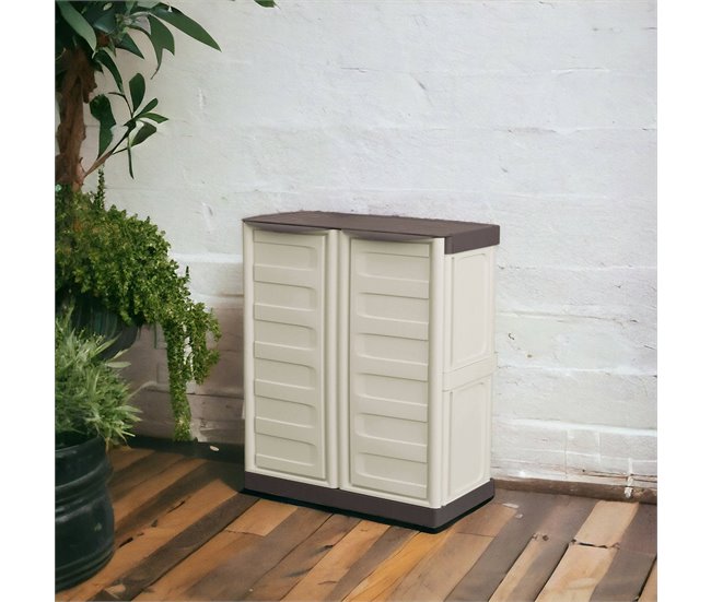 Armario exterior en PVC Beige