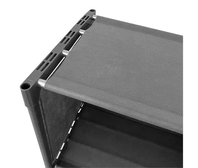 Estanteria Ordenacion 2 Pisos PVC & Tela Nyana Home 41 Negro