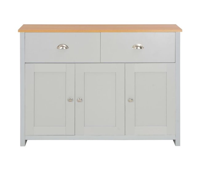 Aparador mueble almacenamiento cajones puertas en 4402264 Marron