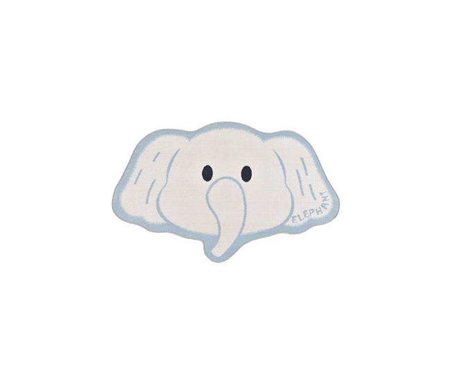 Alfombra infantil forma nube CANDY - ATTICGO 75x120 Blanco
