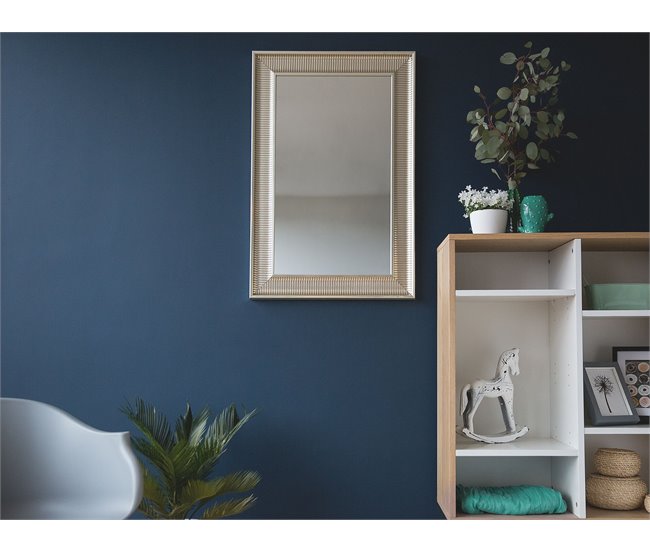 Beliani Espejo CASSIS 60x4 Gris