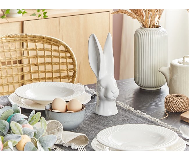 Beliani Accesorio decorativo GUERANDE Blanco