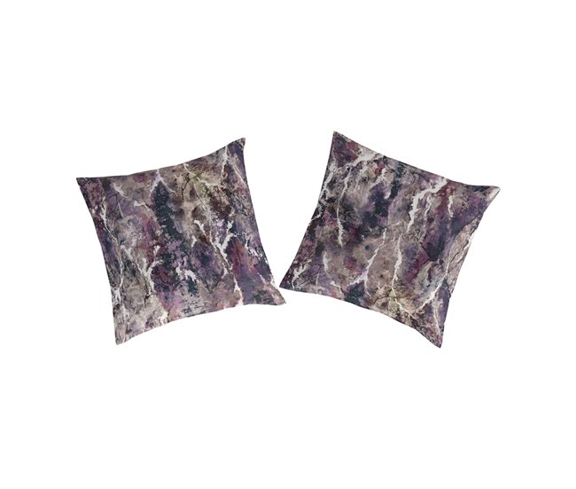 2 fundas de almohada HAZAR Malva