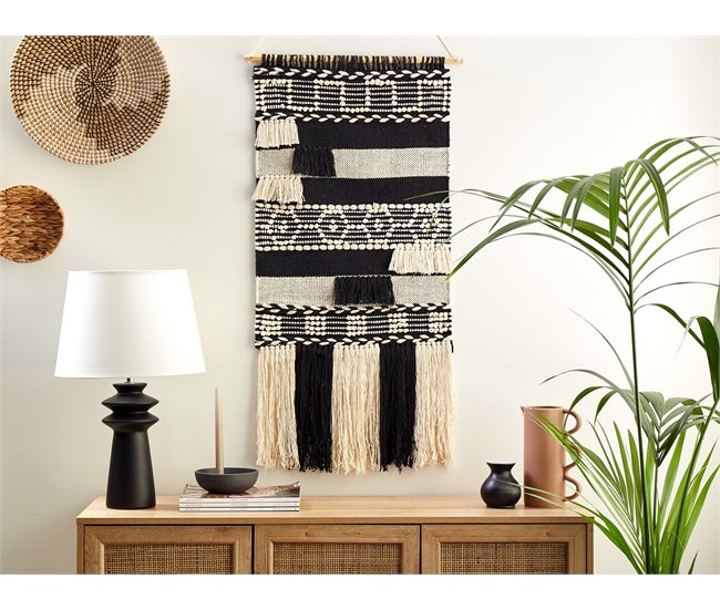 Beliani Decoración de pared de tela MURIDKE Beige