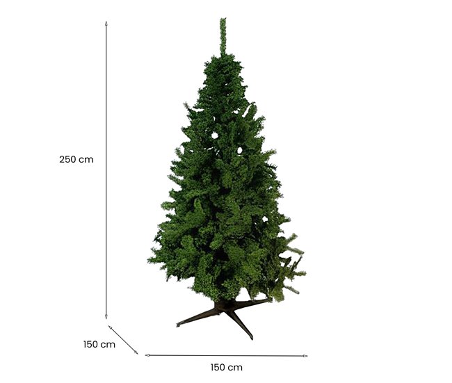 Árbol de Navidad de efectos reales Verde