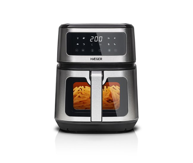 Freidora Sin Aceite Digital Haeger Cook Mate - 5 L Aluminio