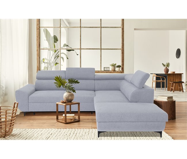 Rinconera con cama WESLEY Gris