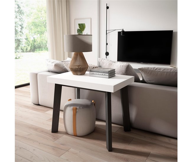 Mesa Consola extensible 90x140 Blanco