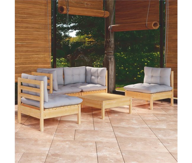 Conjuntos de jardin Gris