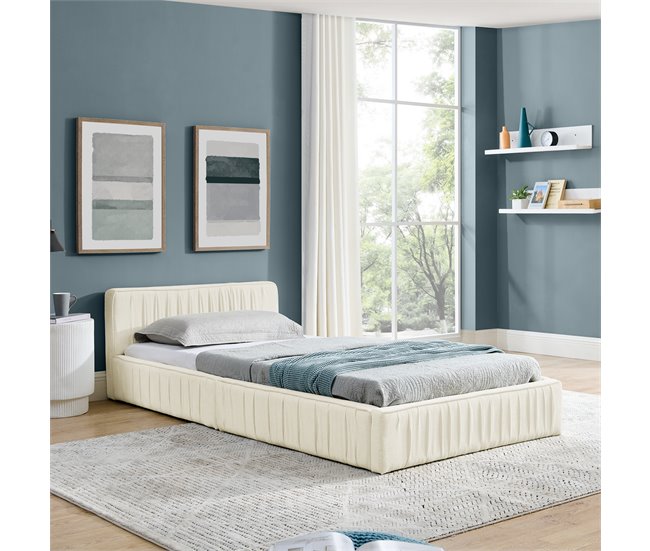 Camas individuales 108x217 Beige