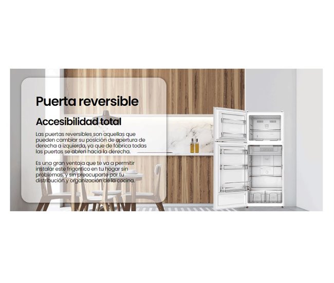Frigorifico Dos Puertas Infiniton FG-420TD76WES, 388 l Blanco